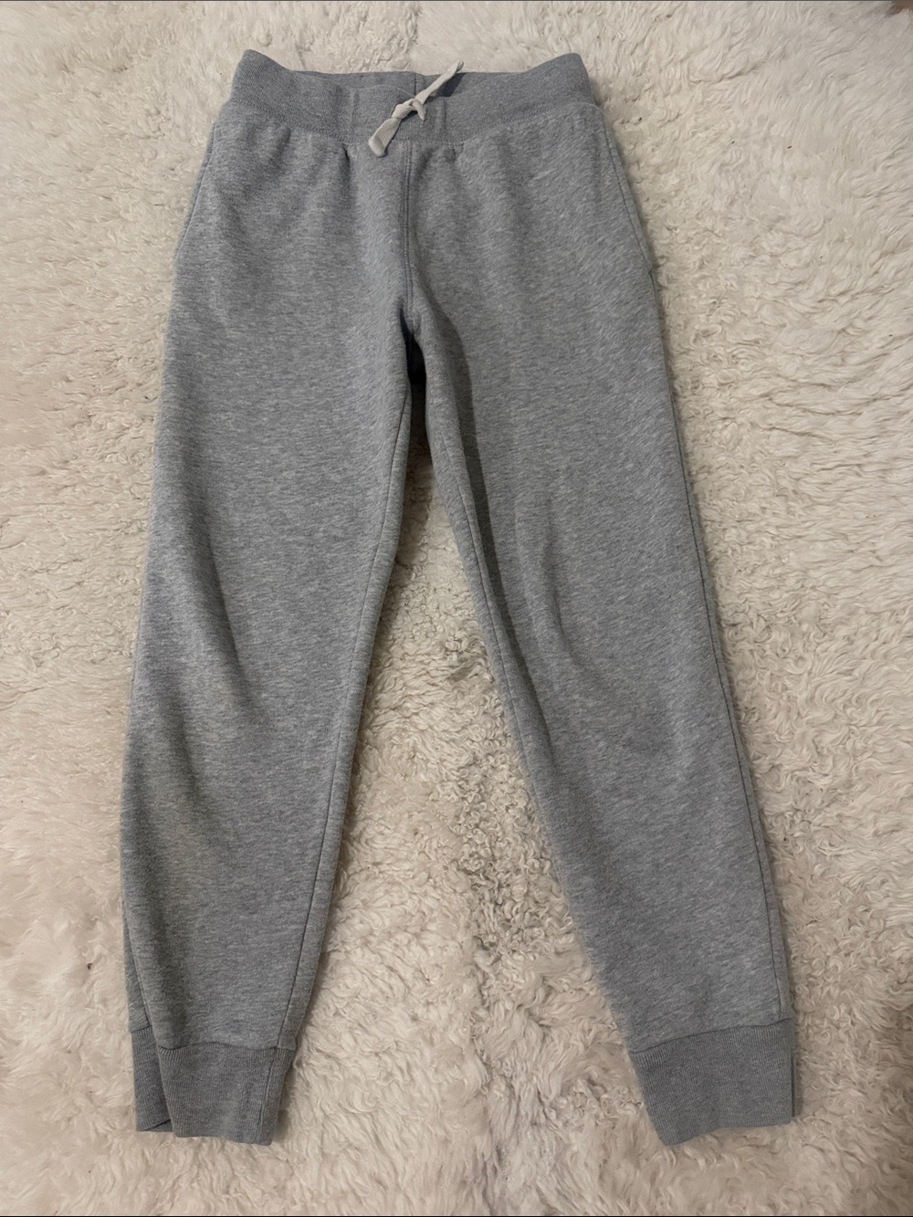 Worn Once - Place Kids Gray Fleece Jogger Pants M 7/8